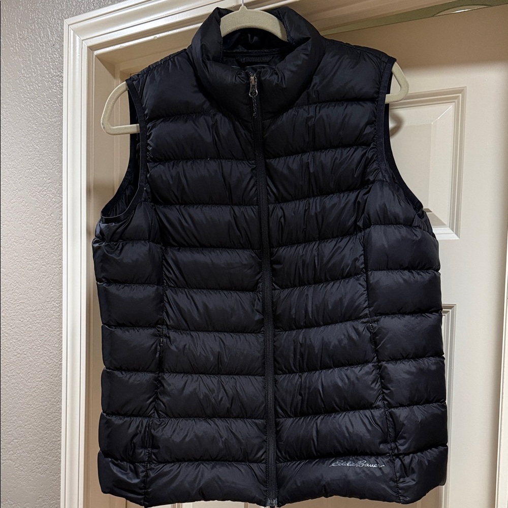 Eddie Bauer Black Puffer Vest